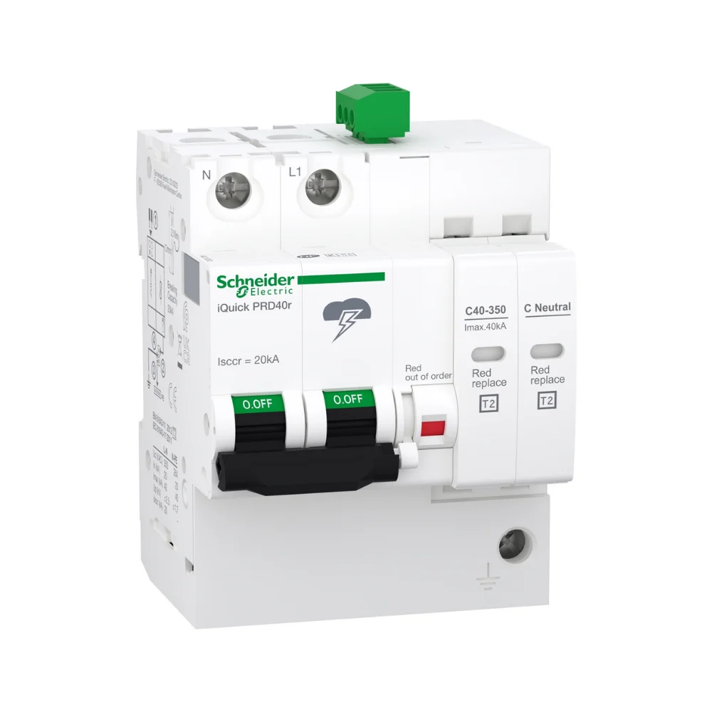 Schneider Electric Acti 9 Surge Protection Device With Inbuilt MCB 1 PoleN A9L16292
