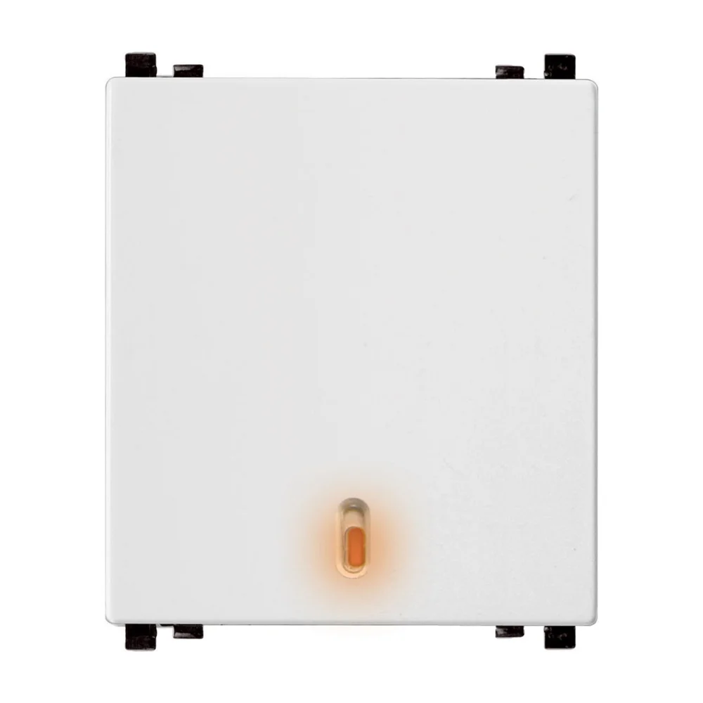 Schneider Electric ZENcelo White Switch 20 A 2 Module 1 Way With Indicator IN848216