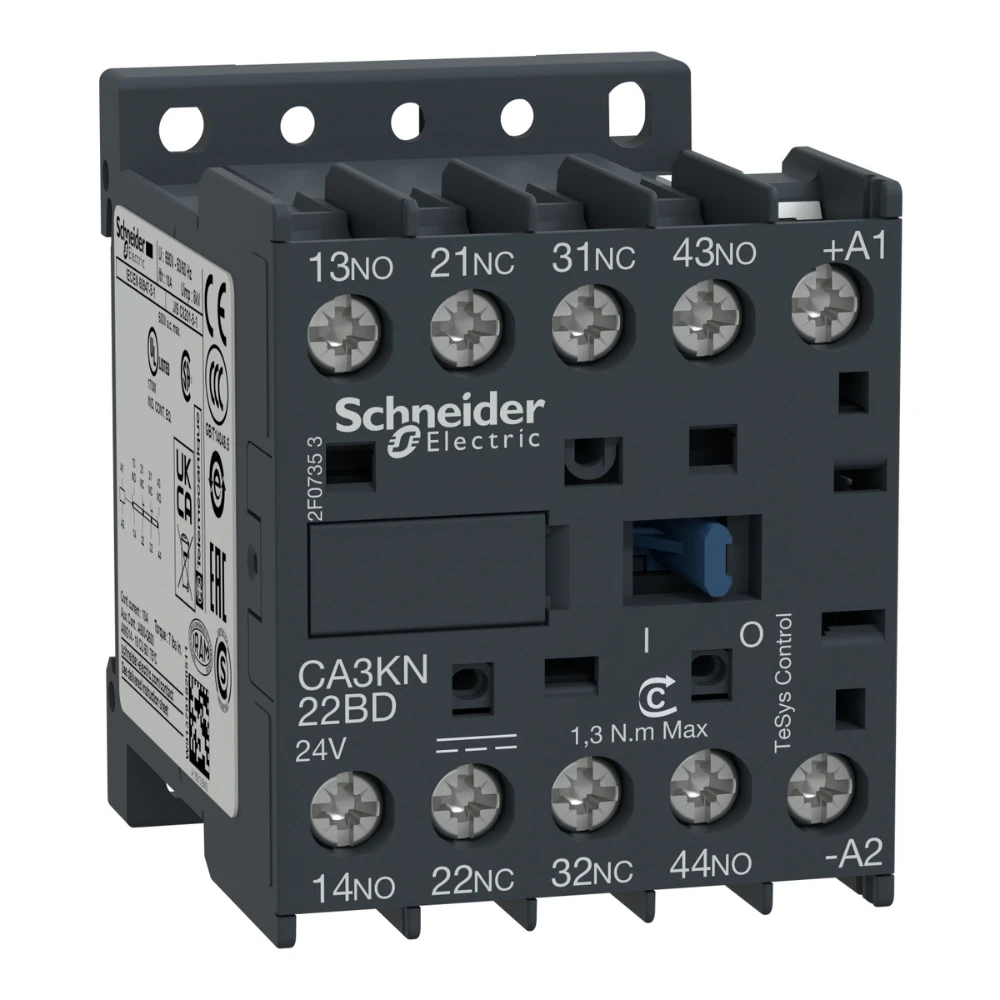 Schneider Electric TeSys CA3K Control Relay 10 A 2 NO  2 NC 48 V DC CA3KN22ED
