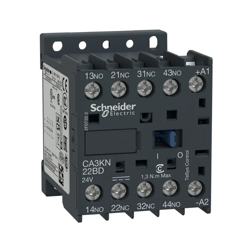 Schneider Electric TeSys Control Relay - K Model 10 A 2 NO  2 NC 12 V DC CA3KN22JD