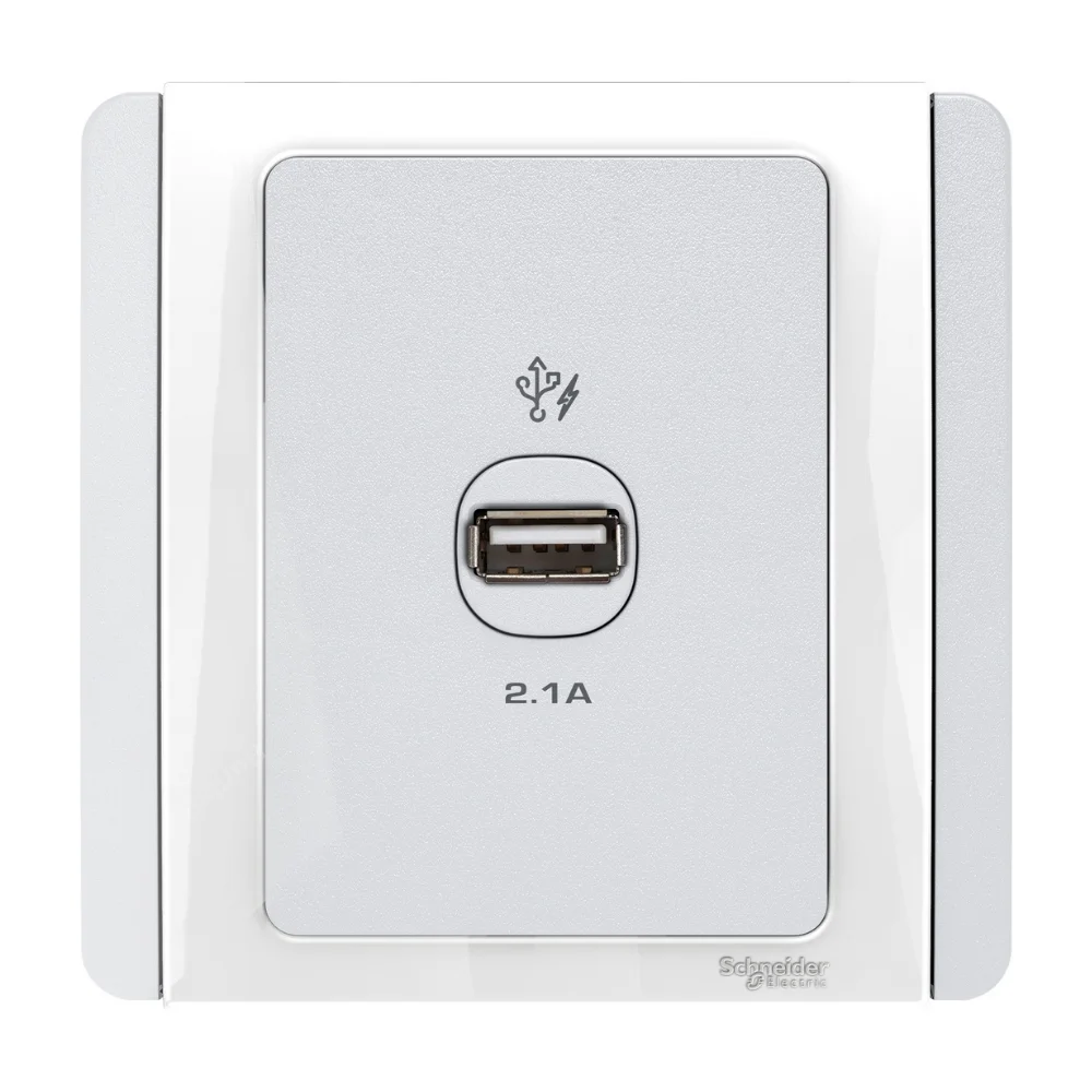 Schneider Electric NEO USB Charger 1 Module White E3031USBWW