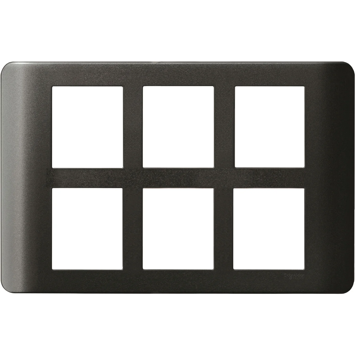 Schneider Electric ZENcelo 12 Module Dark Grey Cover Plate IN84012C(BZ)