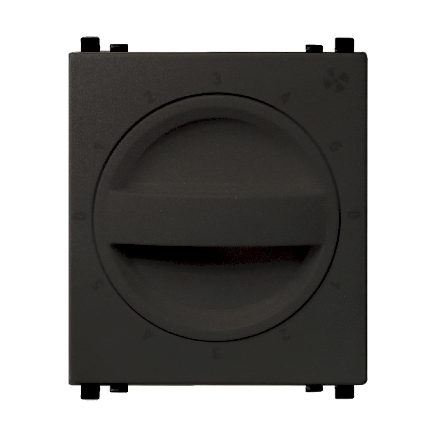 Schneider Electric Zencelo 2 Module Dark Grey Fan Regulator 100 W 5 Step IN84SFR(BZ)