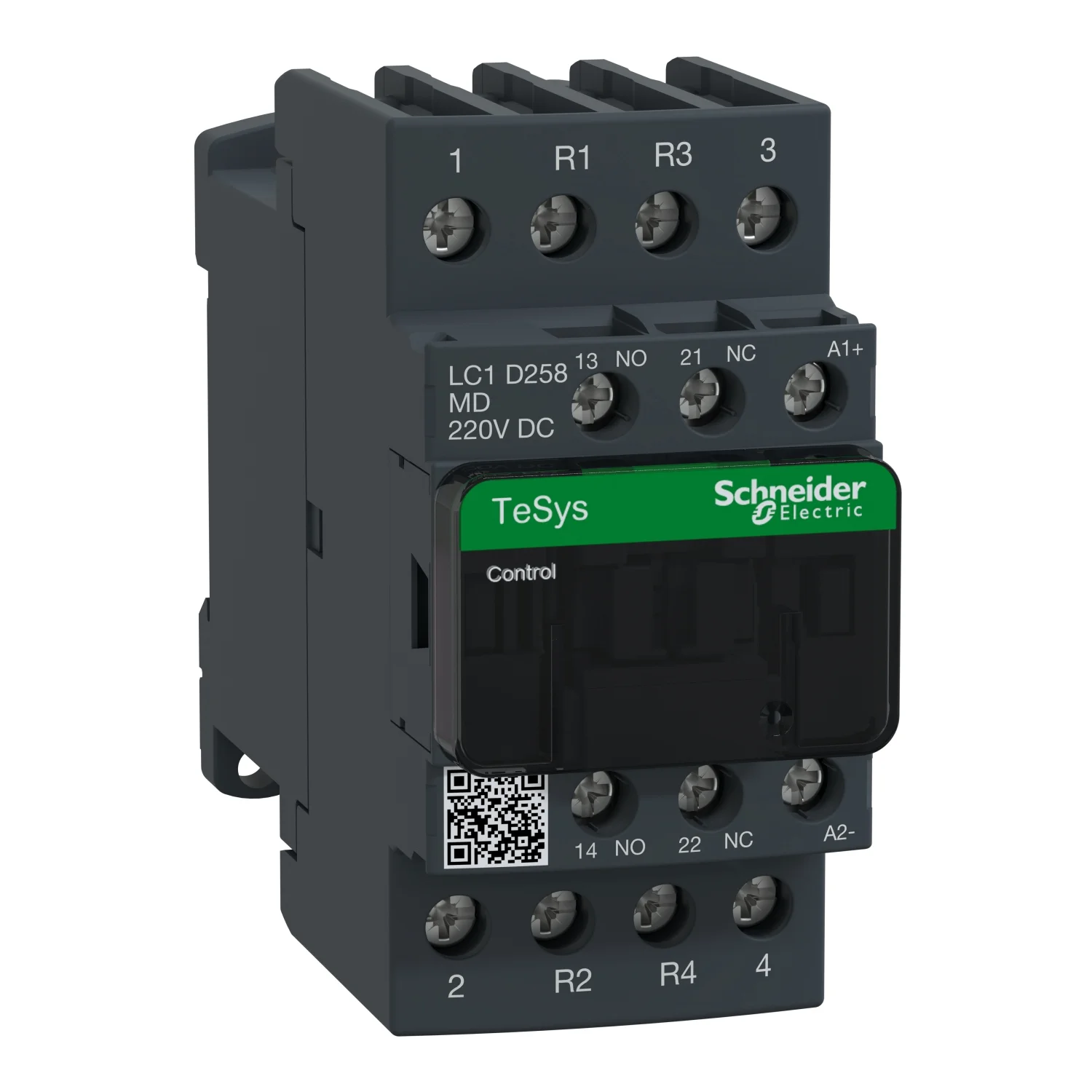 Schneider Electric Tesys Power Contactor - D Model 40 A 4 Pole 220 V DC 2 NO + 2 NC AC1 Duty LC1D258MD