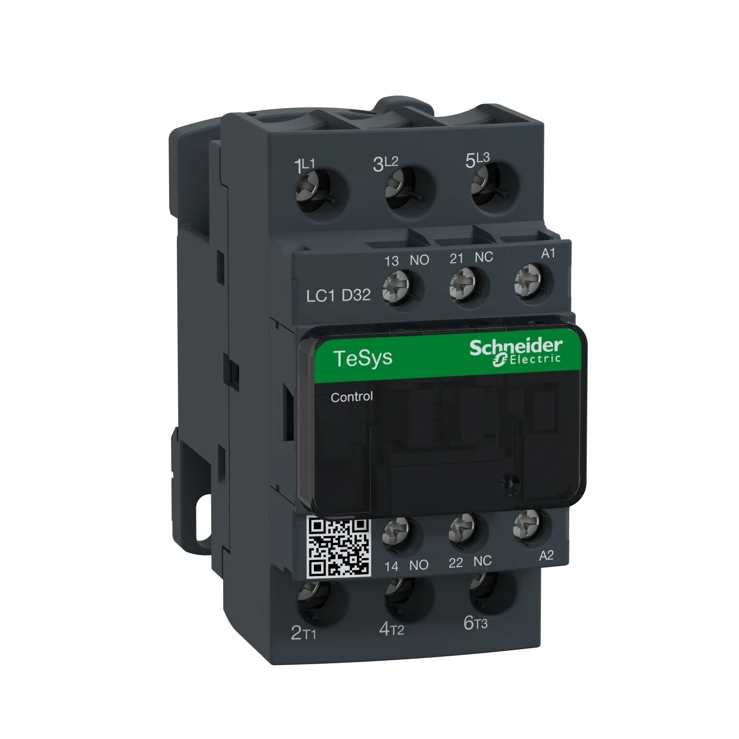 Schneider Electric TeSys Power Contactor - D Model 32 A 3 Pole 24 V AC 1 NO + 1 NC AC3 Duty LC1D32B7