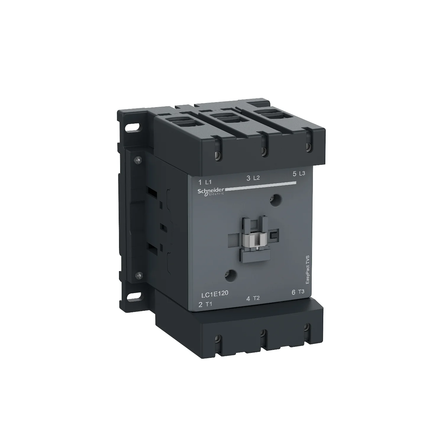 Schneider Electric EasyPact TVS Power Contactor 25 A 3 Pole 220 V AC 1 NC AC3 Duty LC1E2501M7