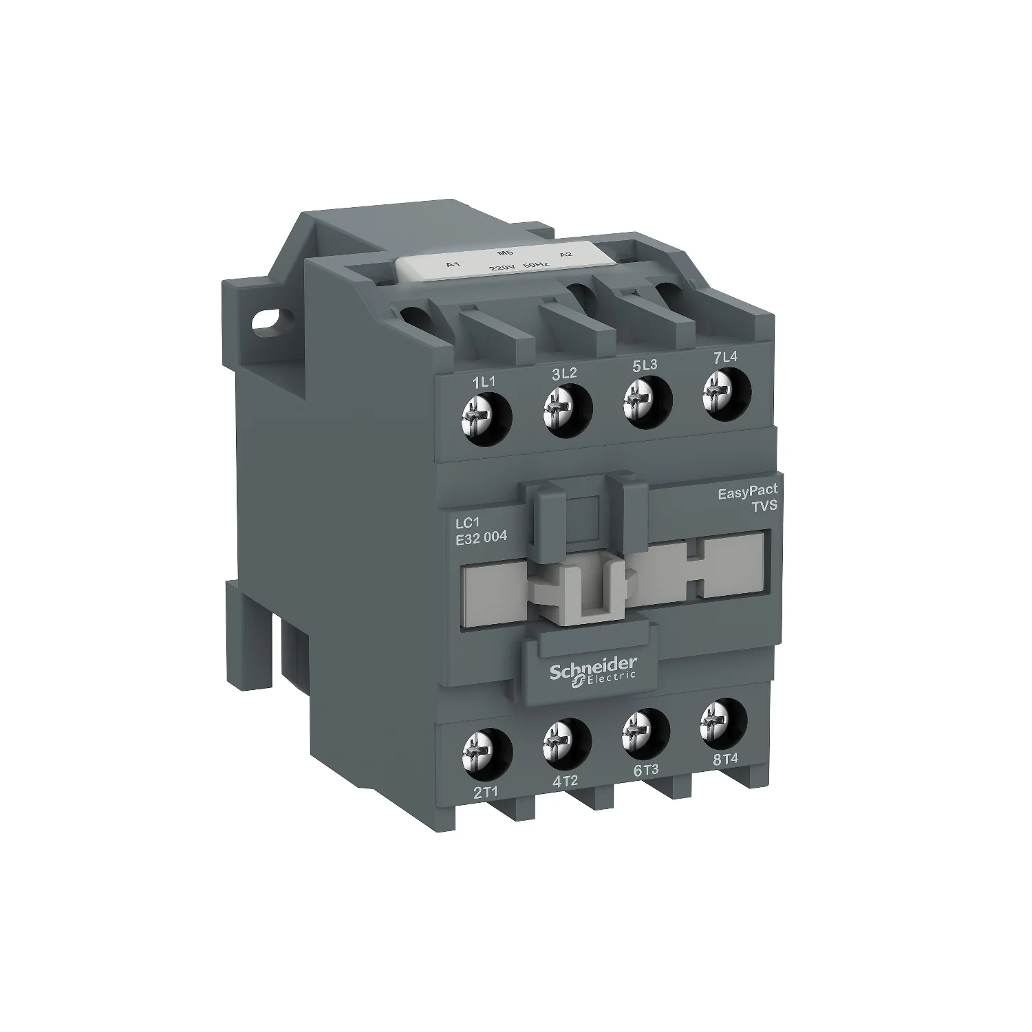 Schneider Electric EasyPact TVS Power Contactor 50 A 4 Pole 220 V AC AC1 Duty LC1E38004M5WB