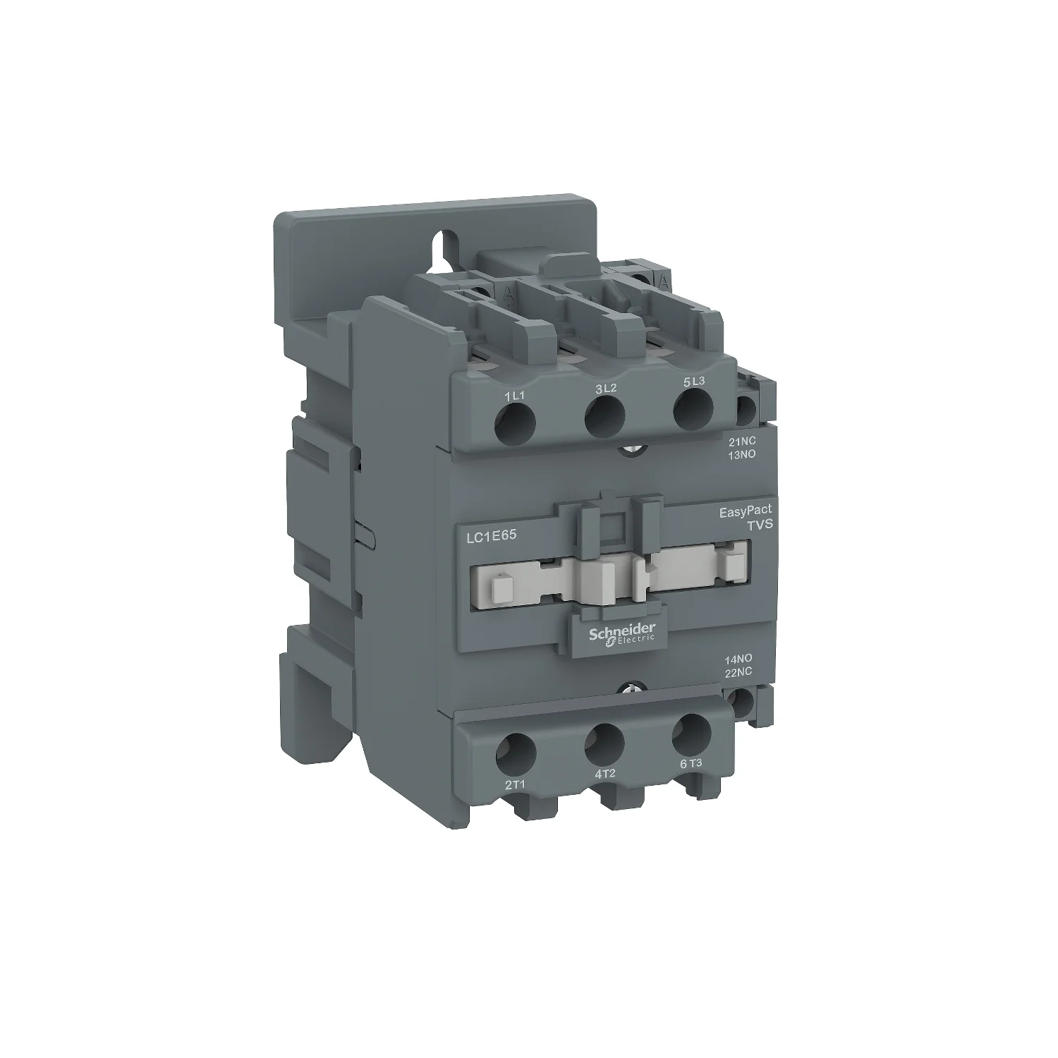 Schneider Electric EasyPact TVS Power Contactor 50 A 3 Pole 220 V AC 1 NO + 1 NC AC3 Duty LC1E50M7