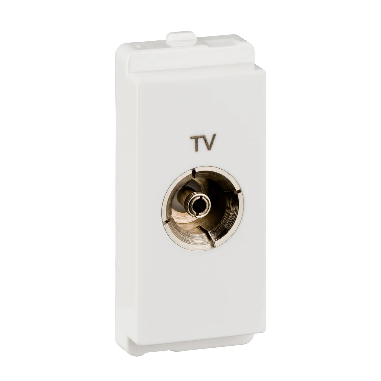 Schneider Electric Livia 1 Module White TV Socket P4500