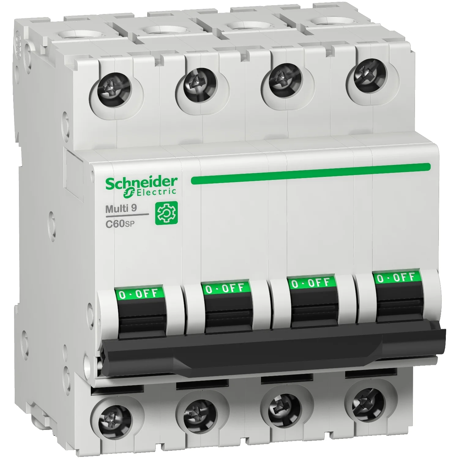 Schneider Electric Multi 9 MCB 6 A 4 Pole 10 KA C-Curve UL10 MCB M9F22406