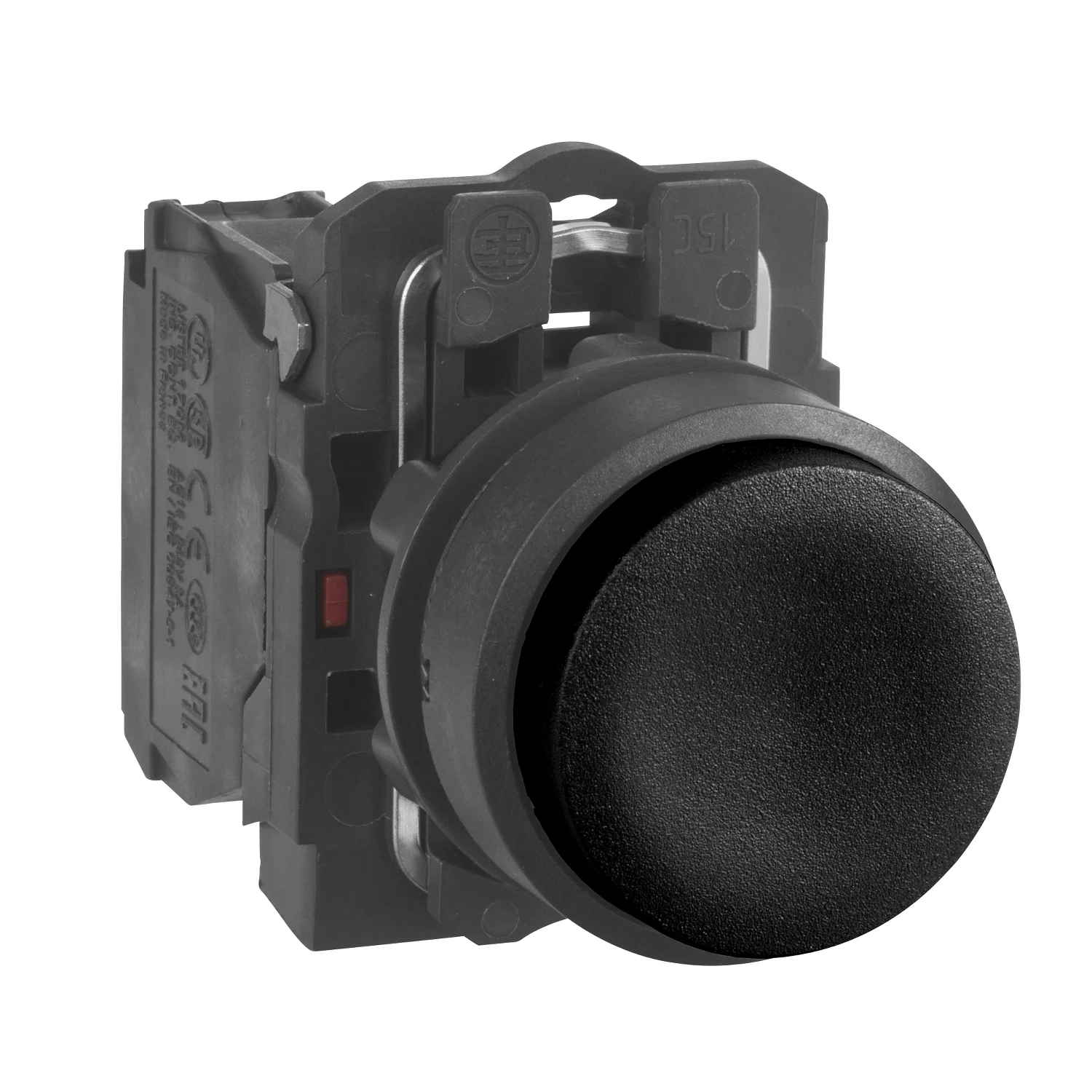Schneider Electric Harmony XB5 Push Button Black Projecting Type XB5AL21N