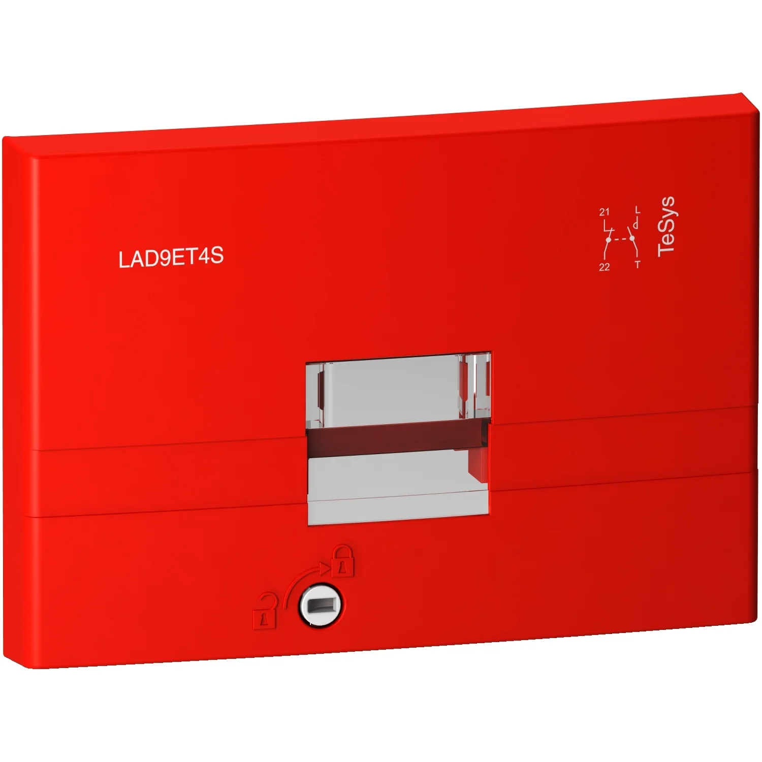 Schneider Electric TeSys Red Cover (For Safety Chain Indication) Suitable For TeSys D LC1 D115 And D150 Contactor LAD9ET4S