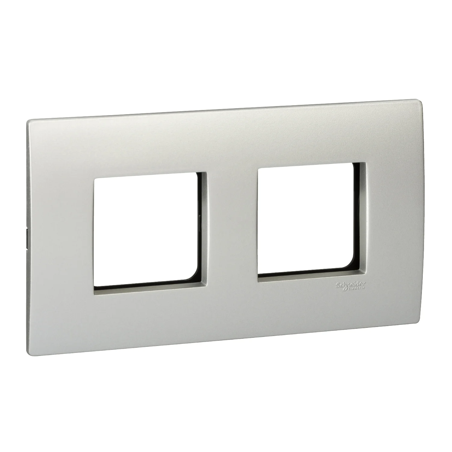 Schneider Electric Opale 4 Module Matt Silver Cover Plate AAKX0745
