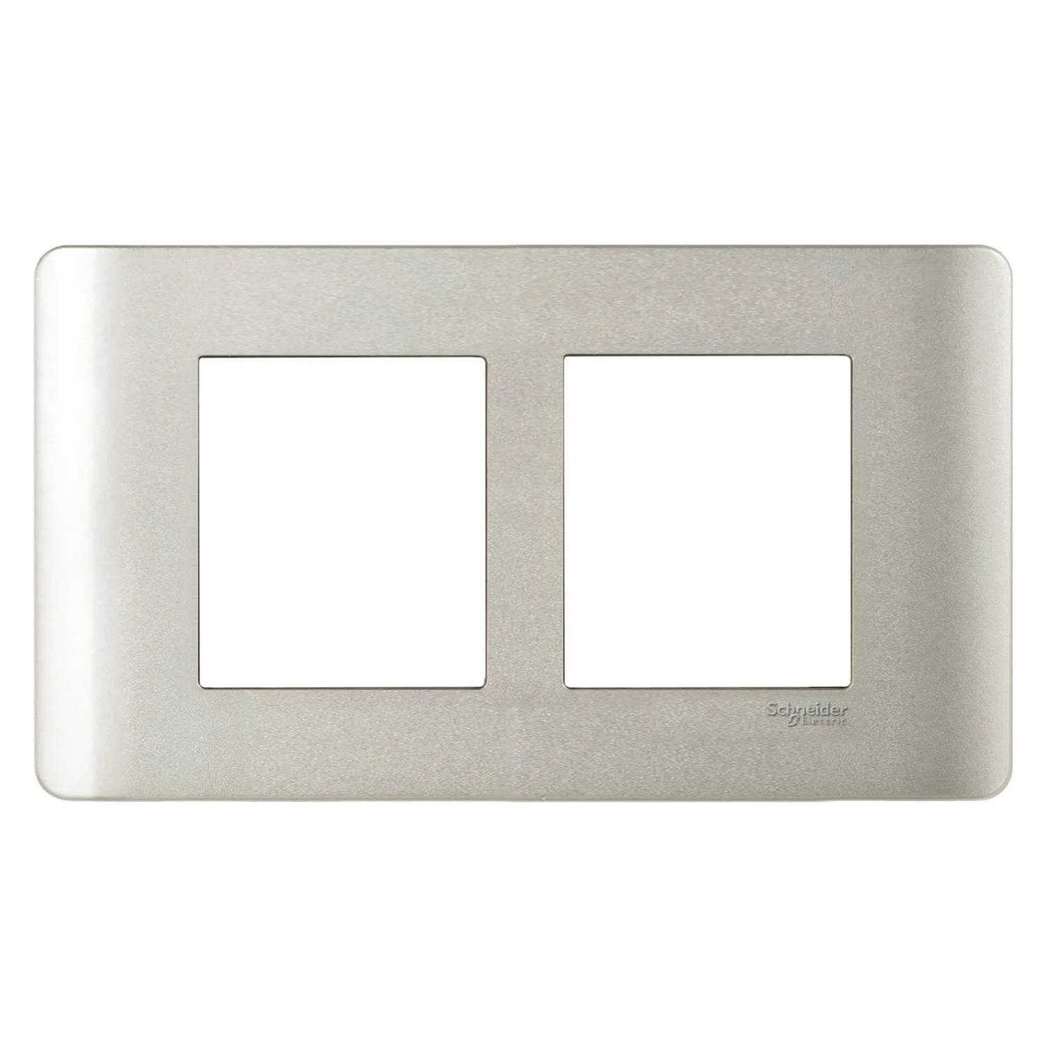 Schneider Electric ZENcelo 4 Module Satin Silver Cover Plate IN8404C(SA)