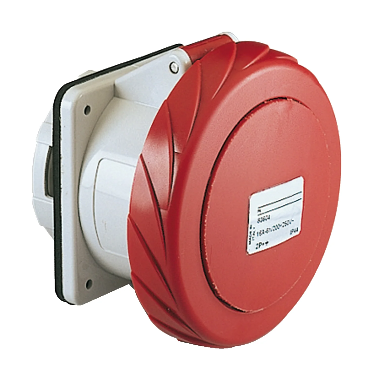 Schneider Electric Pratika Socket 63 A 3 Pole+N+E IP 67 380-415 V Panel Mounted Screw Type 81683