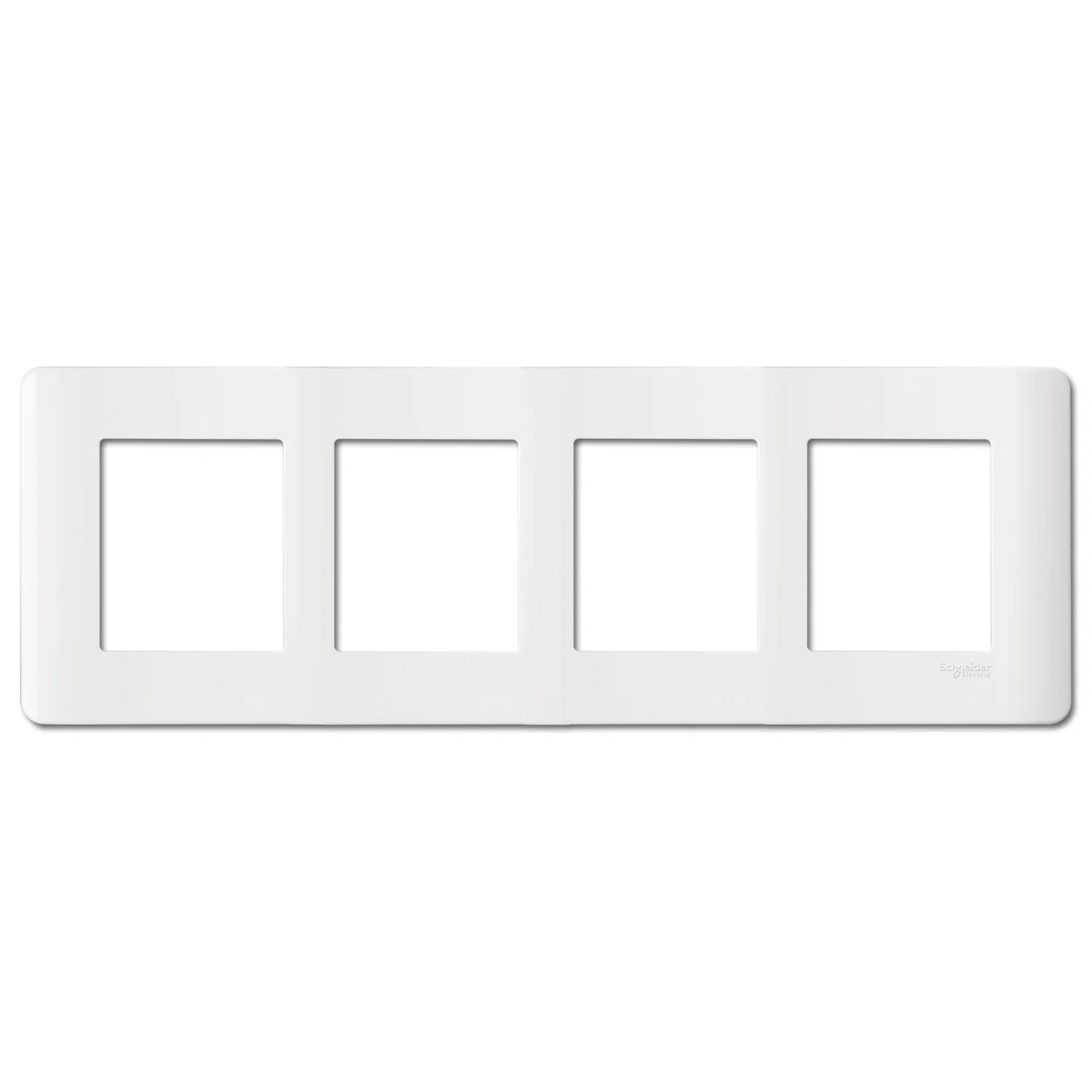 Schneider Electric ZENcelo 8 Module Horizontal White Cover Plate IN8408HC