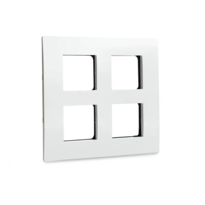 Schneider Electric Opale 8 Module Vertical White Cover Plate X0709