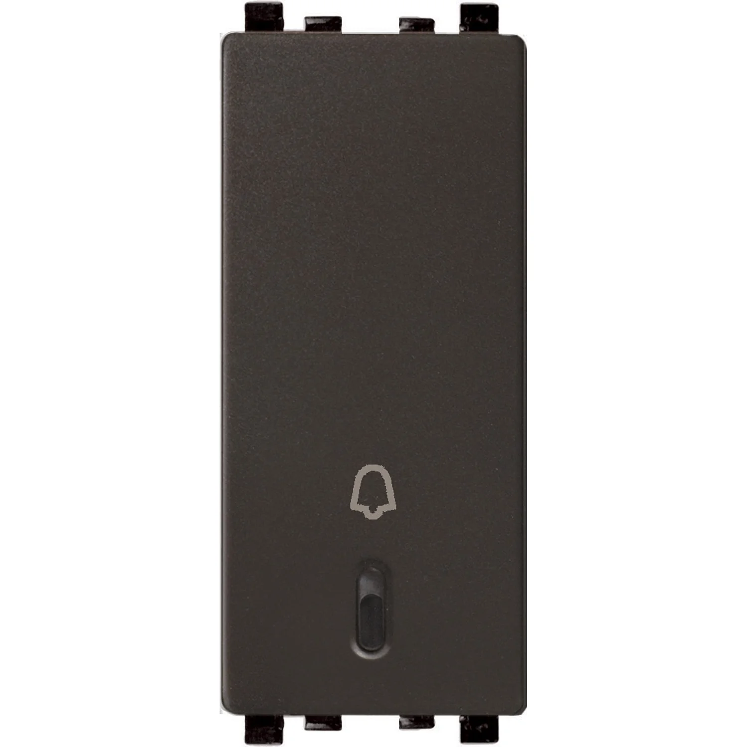 Schneider Electric ZENcelo Dark Grey Bell Push Switch 6 A 1 Module IN8405(BZ)