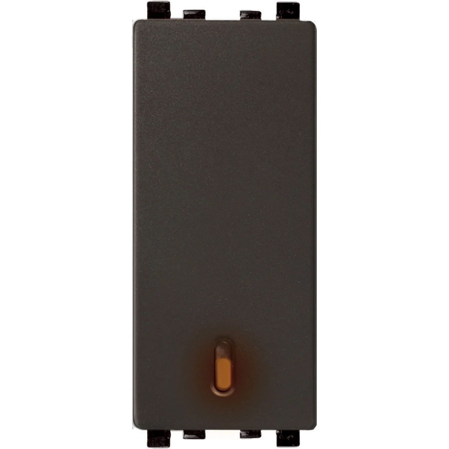 Schneider Electric ZENcelo Dark Grey Switch 6 A 1 Module 1 Way With Indicator IN8481(BZ)