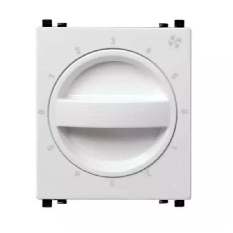 Schneider Electric Zencelo 2 Module White Fan Regulator 100 W 5 Step IN84SFR