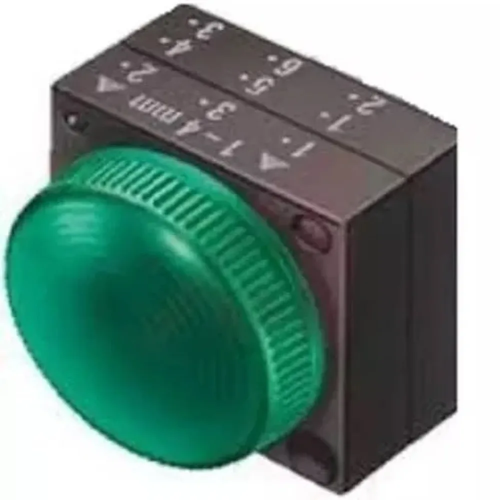 Siemens 3SB5 Indicating Lamp 22 mm Green With Holder 3SB52016BE00