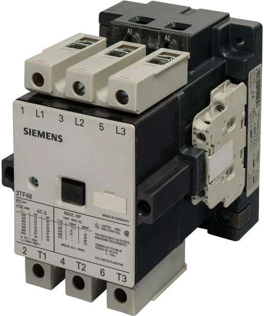 Siemens Sicop 3TF Power Contactor 75 A 3 Pole 42 V AC 2 NO + 2 NC AC3 Duty 3TF4822-0AD0ZA01