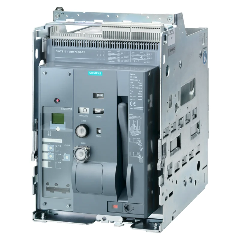 Siemens 3WT  630 A  3 Pole  66 kA  EF  ETU37WT  LSING  HH ACB 3WT80616UA300AA2