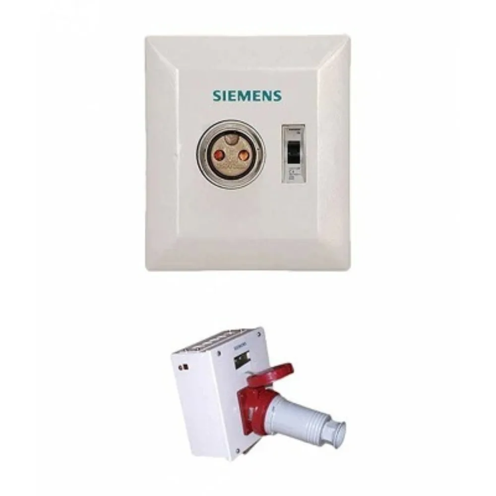 Siemens Betagard Industrial Plug & Socket 32 A 3 Pole+N+PE 5 Pin 3 Phase Surface-Wall Mounted IP 20 8GB050332