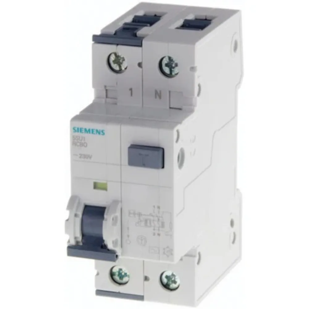 Siemens Betagard RCBO 63 A 2 Pole 30mA Type A 5SU13248RC63