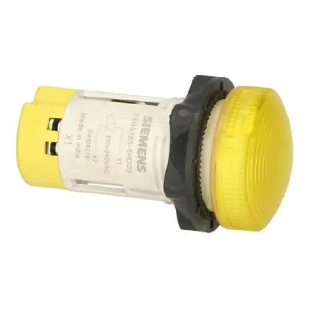 Siemens 3SB5 Indicating Lamp Yellow 24 V AC/DC Compact LED 3SB5285-6HD01