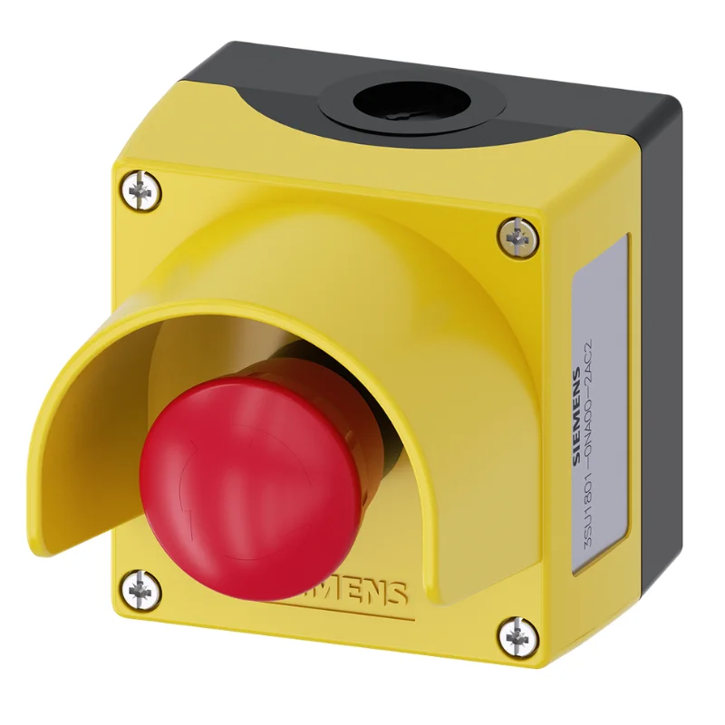 Buy Siemens 3SU 3SU18010NA002AC2 Red Emergency Stop Mushroom Push ...