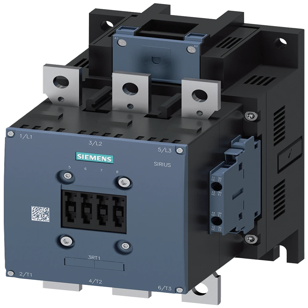 Siemens Sirius 3RT Power Contactor 400 A 3 Pole 220-240 V AC/DC 2 NO + 2 NC AC1 Duty Size S10 3RT14666AP368K