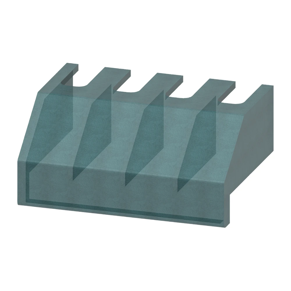 Siemens Terminal Cover Suitable For 3LD20 4 Pole Switch 3LD92011A