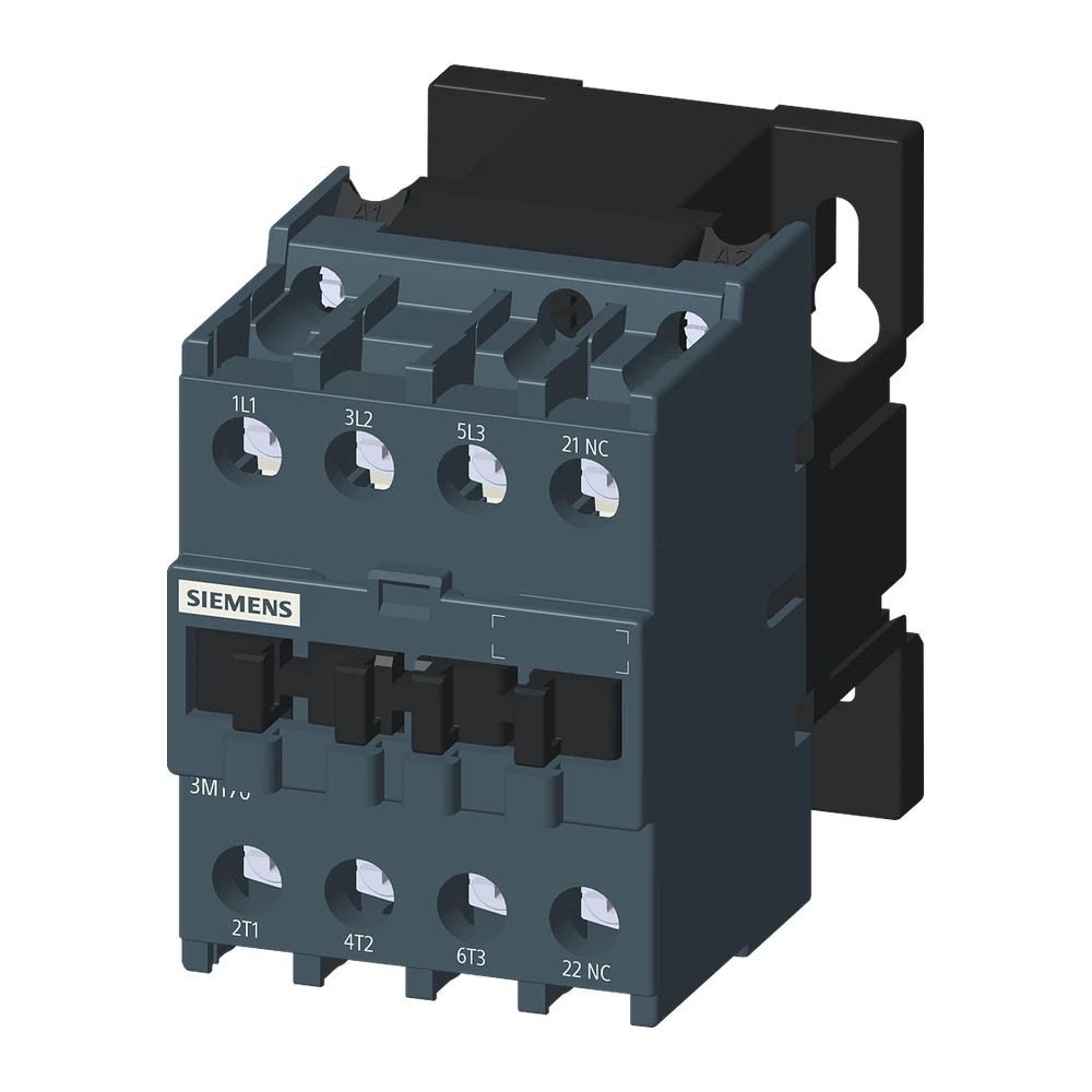 Siemens Sinova 3MT7 Power Contactor 25 A, 3 Pole, 415 V AC, 1 NC, AC3 Duty, Size 2, 50/60 Hz