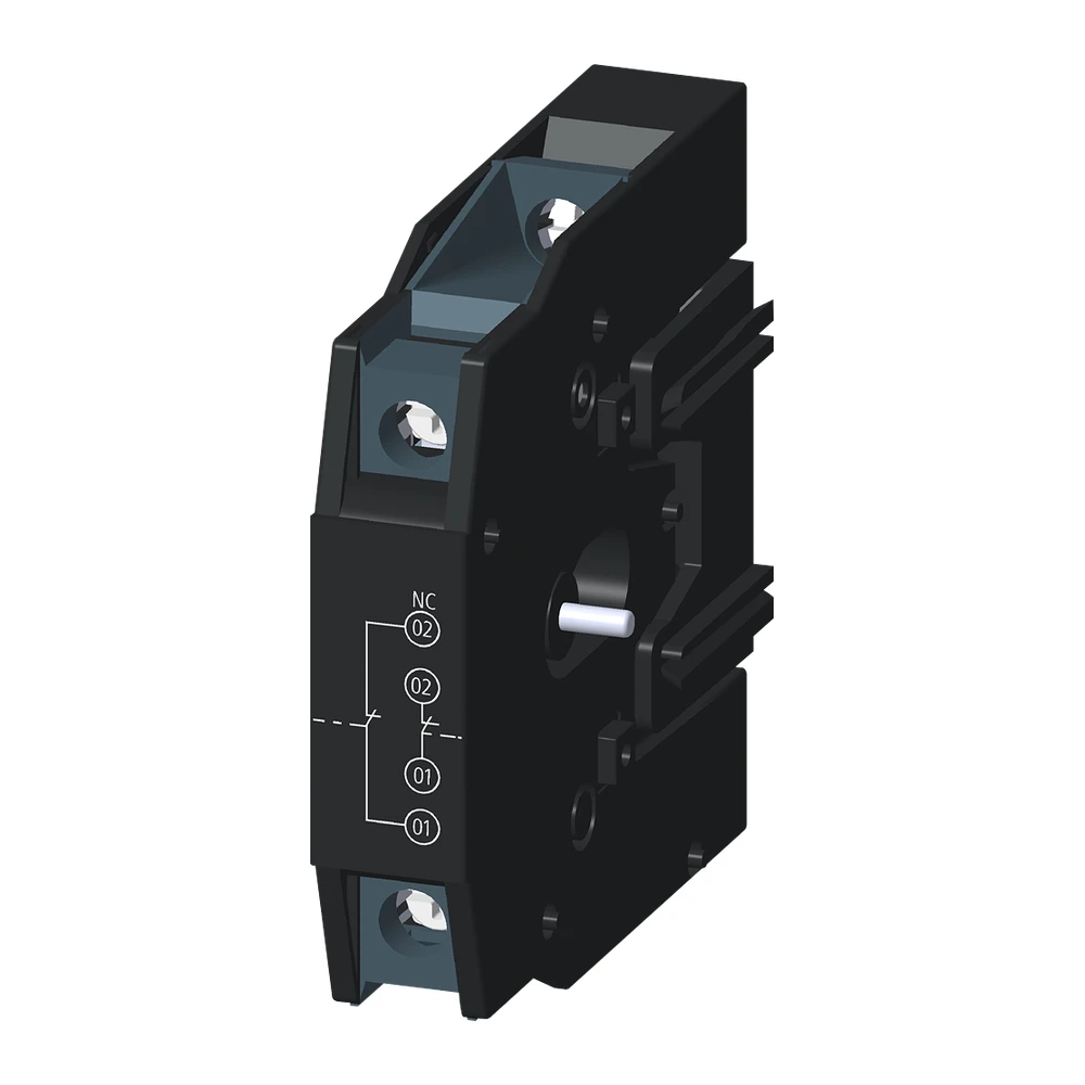 Siemens Sinova Electro Mechanical Interlock, 1 NO + 1 NC, Suitable For 3MT7 Contactor 06-40A, Size 0, 1, 2