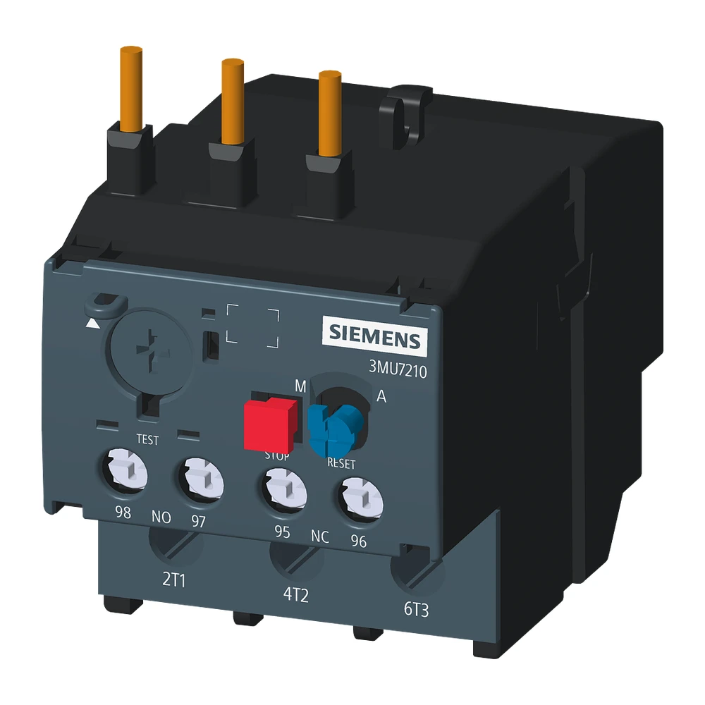 Siemens Sinova 3MU7 Thermal Overload Relay, 23 - 32 A, Contactor Mounting, Auto/Manual Reset, Suitable For 3MT7 Contactor, Size 2