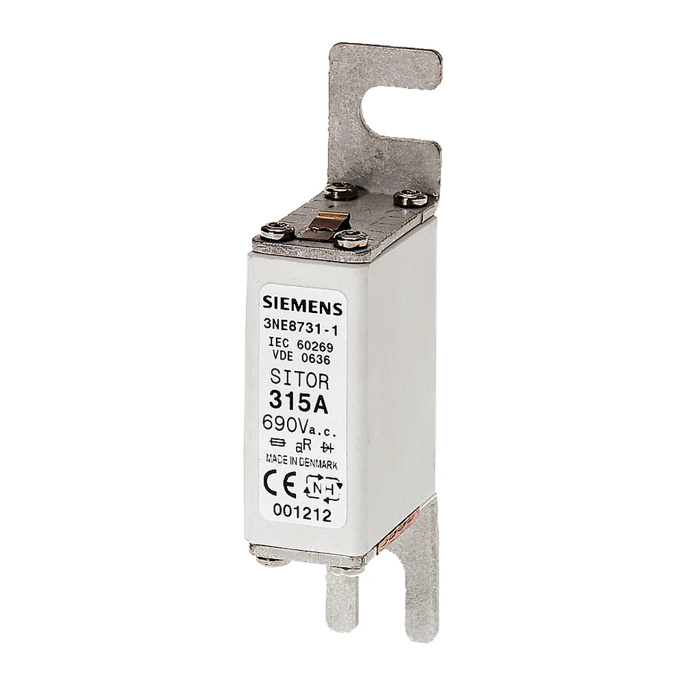 Siemens Sitor 3NE8 Fuse For Semiconductor Protection 125 A 690V AC Size 000 3NE87221