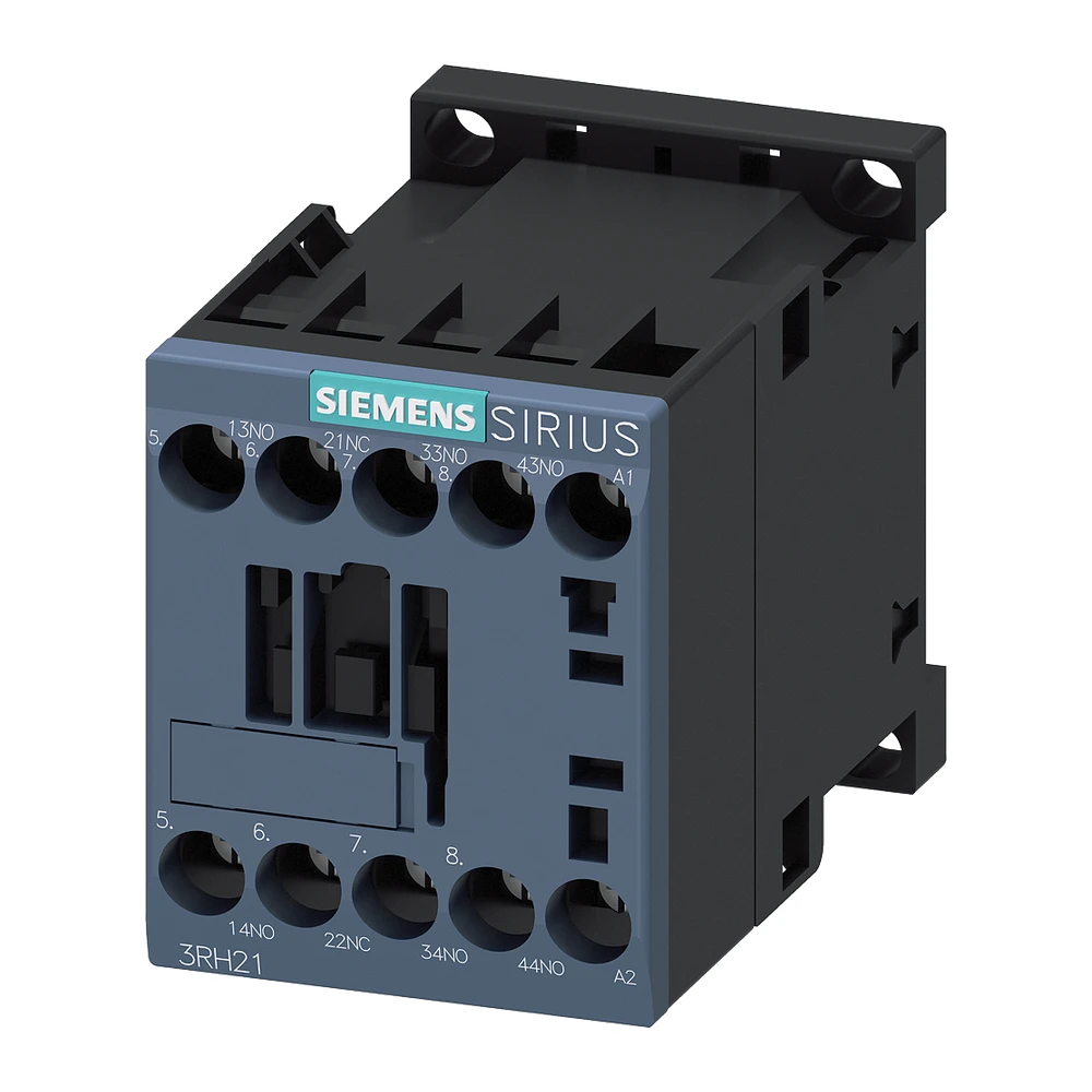 Siemens Sirius 3RH2 Contactor Relay (Auxiliary Contactor) Screw Terminal 10A 3 NO + 1 NC 24VAC 3RH21311AB00