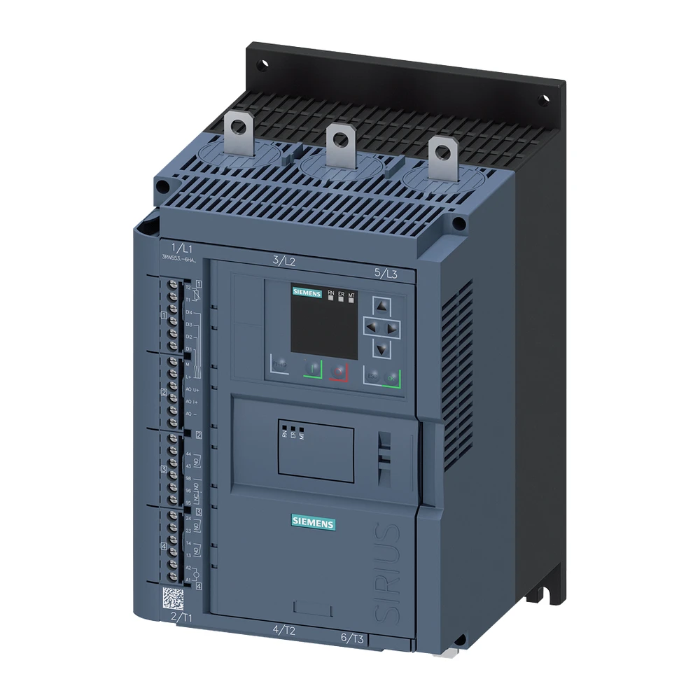 Siemens Sirius Soft Starter 171 A 110-250 V AC Screw Terminals 3RW5536-6HA14