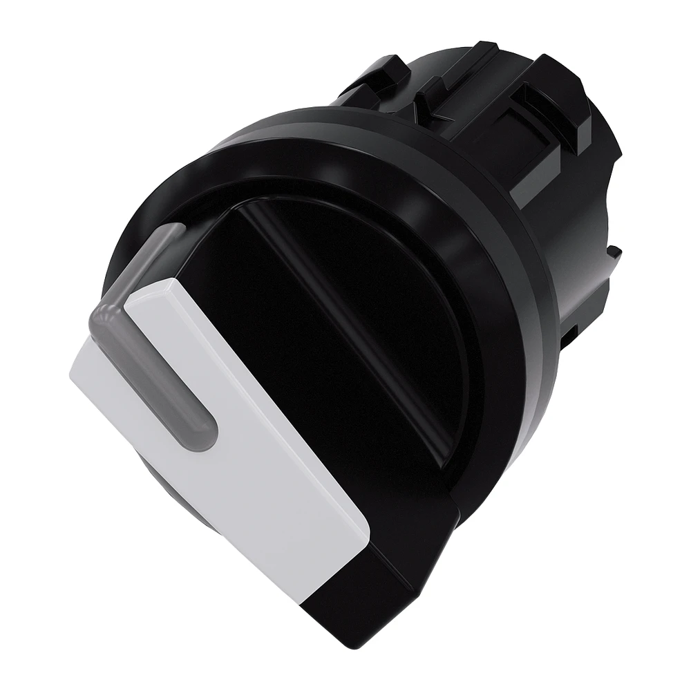 Siemens 2Position Illuminable Selector Switch 22mm Round White Position O 3SU10022BC600AA0