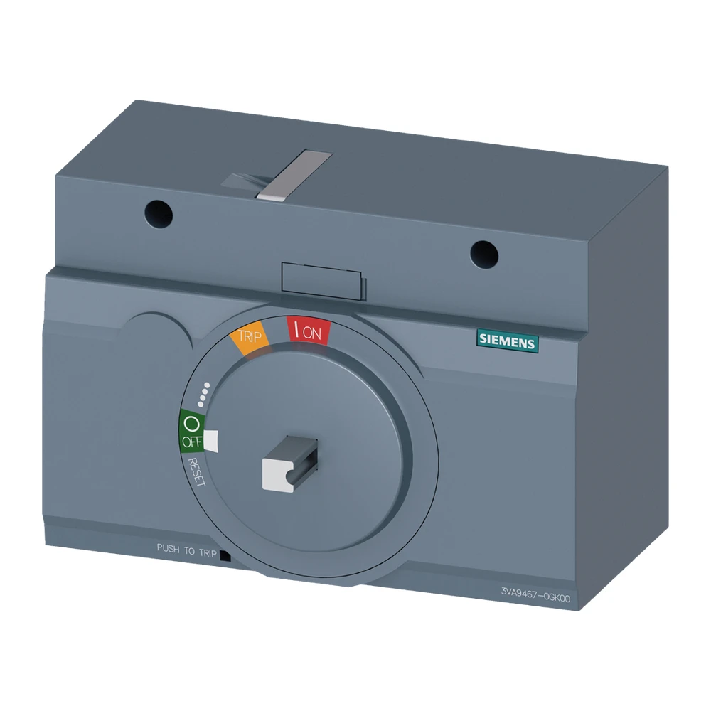 Siemens Rotary Operator With Shaft Stub For 8UC Retrofit Suitable For 3VA1/2 400/630A MCCB 3VA94670GK00