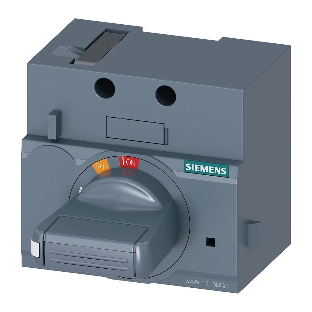 Siemens Direct Mounted Rotary Operator (Grey) Std Suitable For 3VM 3VM10/11 100/160A MCCB 3VM91170EK21