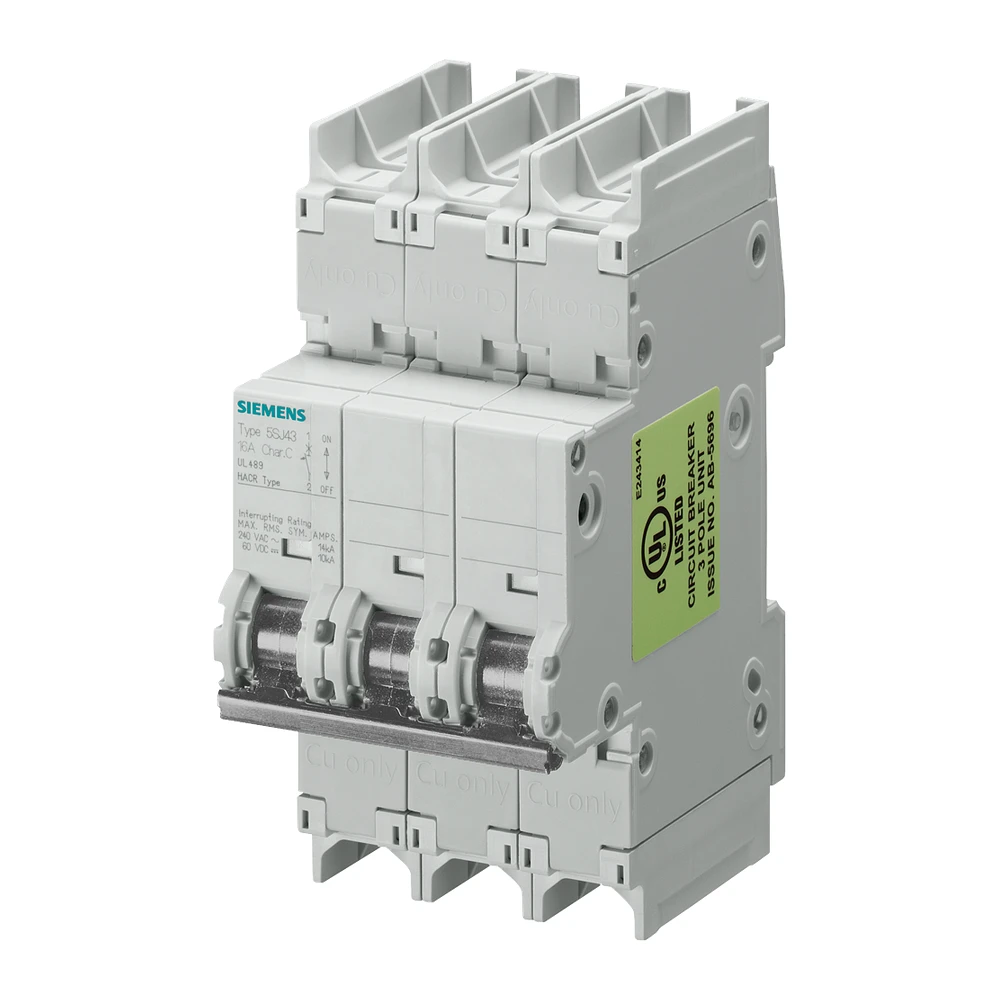 Siemens 5SJ4 MCB 25 A 3 Pole 14 kA C-Curve 5SJ43257HG41