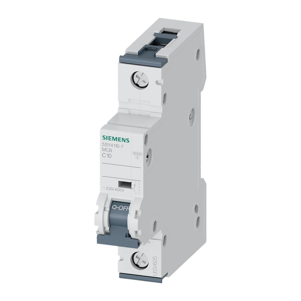 Siemens Betagard 5SY4 MCB 10 A, 1 Pole, 10 kA, C-Curve