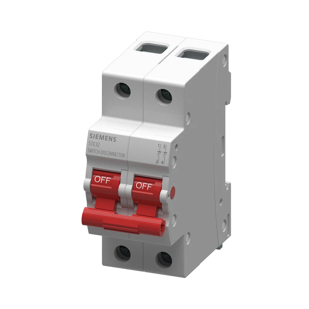 Siemens Sinova 5TE3 MCB Isolator 63 A, 2 Pole