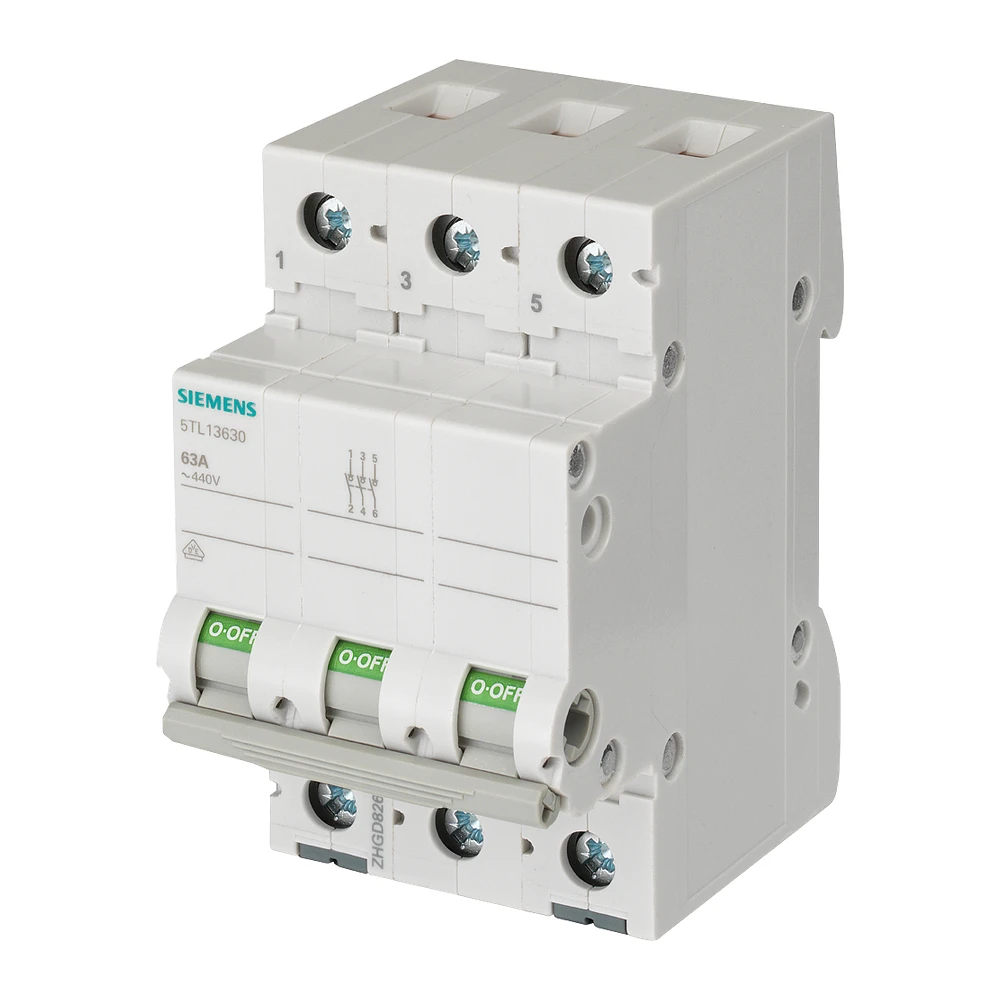 Siemens Betagard MCB Isolator 63 A 3 Pole MCB 5TL13630