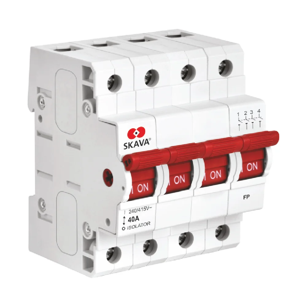 Skava Studio MCB Isolator 63 A 4 Pole 963512