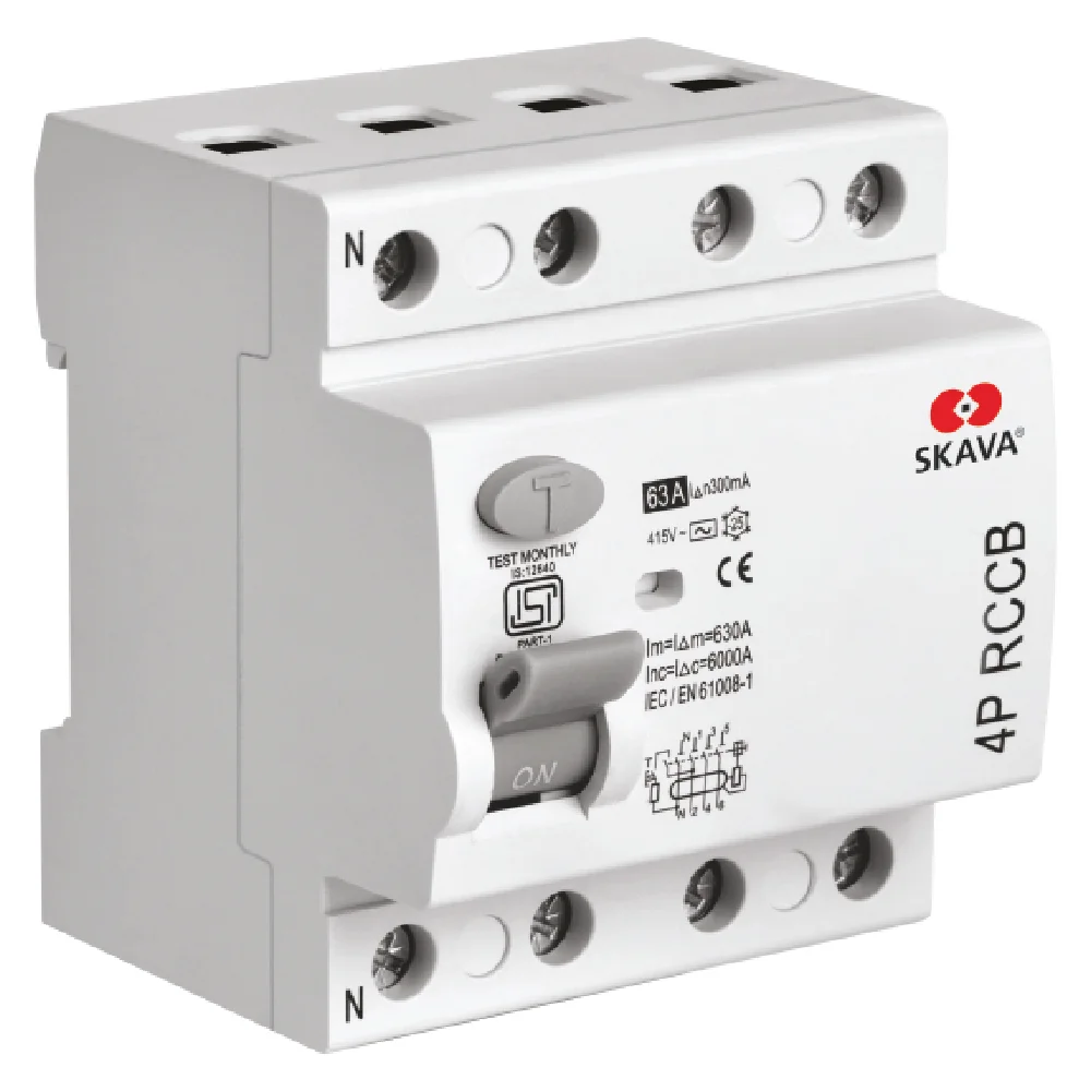 Skava RCCB 25 A 4 Pole 30 mA Type AC 963651