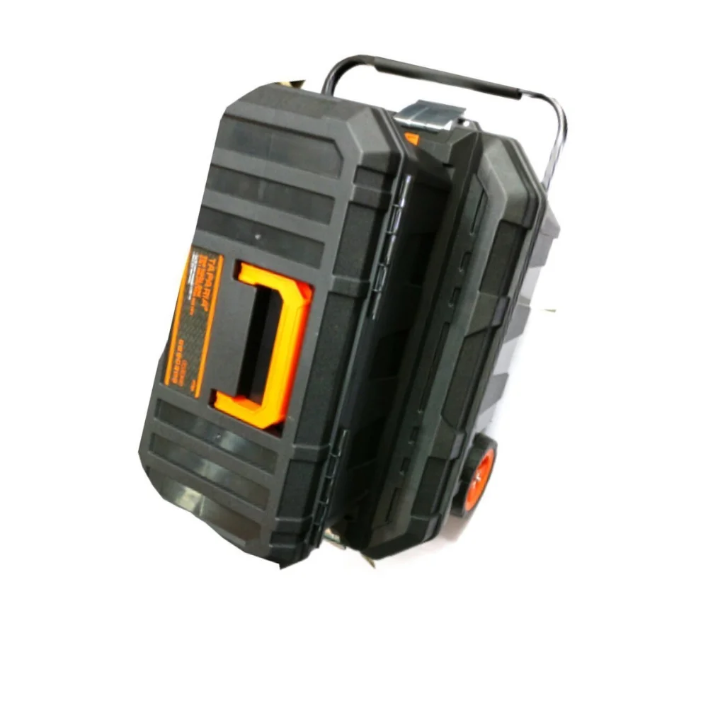 Taparia 2 In 1 Plastic Rolling Tool Box Set Top Box 51 x 26 x 23 cm Bottom Box 61 x 37 x 37 cm PTBR