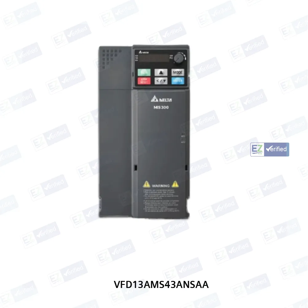Delta MS 300 Series VFD, 3 Phase, 460 V AC, 5.5 kW / 7.5 HP, Detachable Display Unit